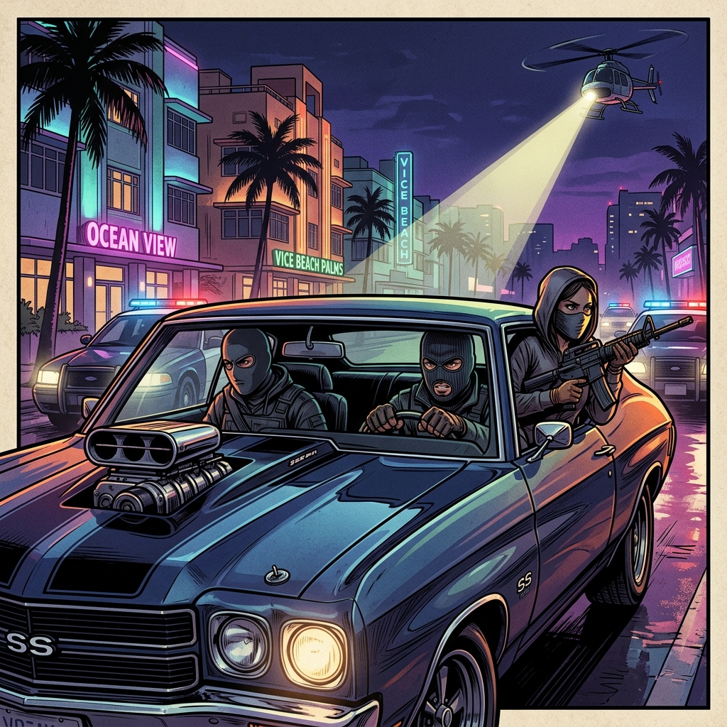Night Police Getaway